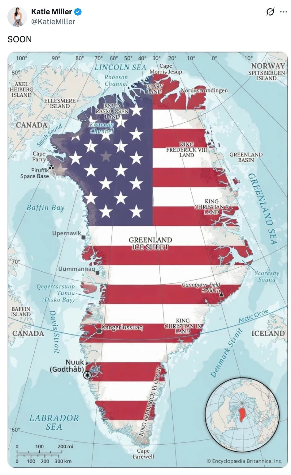 Grönland durch die USA besetzt